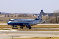 N635RW @ CID - Taxiing to the terminal after landing runway 27. - by Glenn E. Chatfield