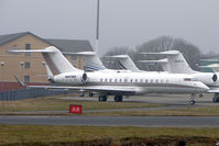 N887WS @ EGGW - Global Express at Luton - by Terry Fletcher