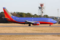 N697SW @ ORF - Southwest Airlines N697SW (FLT SWA103) rolling out on RWY 23 after arrival from Chicago Midway Int'l (KMDW). - by Dean Heald