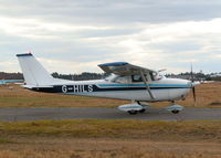 G-HILS @ EGLK - VISITING 172 TAXYING TO RWY 25 AFTER SHORT STAY - by BIKE PILOT