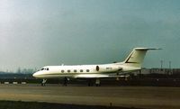 N107A @ LHR - Gulfstream of ARAMCO, Jeddah, Saudi Arabia at London Heathrow in the Spring of 1977. - by Peter Nicholson