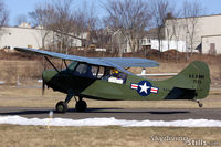 N4300E @ 7B9 - Takeoff roll after a fuel stop at Ellington, CT - by Dave G