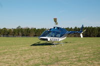 N206KR - John Stephen's Bell 206A - by Roger Branch (Southeastern Gin Feb. 2009)
