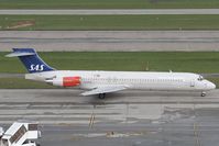 OY-KHU @ LSZH - Scandinavian Airlines MD87 - by Andy Graf-VAP