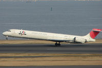 JA8063 @ RJTT - JAL MD90 lifts off from Haneda - by Terry Fletcher