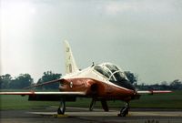 XX226 @ MHZ - Hawk T.1 of 4 Flying Training School displayed at the 1978 Mildenhall Air Show - by Peter Nicholson