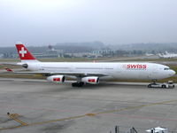 HB-JMB @ LSZH - Airbus A340-313 HB-JMB Swiss - by Alex Smit