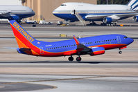 N729SW @ LAS - Southwest Airlines N729SW (FLT SWA3938) departing RWY 1R enroute to Nashville Int'l (KBNA). - by Dean Heald
