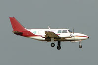 VH-EDV @ YMMB - Piper Chieftan about to land at Moorabbin - by Terry Fletcher