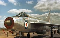XM135 - As Lightning F.1A in 1974 it was the flagship of 60 Maintenance Unit displayed at the 1974 RAF Leconfield Air Show. - by Peter Nicholson