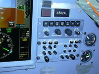 N562XL @ KDVT - Part of Copilot's Instrument Panel - by Jim Efird