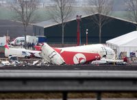 TC-JGE @ EHAM - Crashed Feb 25th 2009 within 1 miles from the Rwy at EHAM. - by Jeroen Stroes