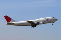JA813J @ RJAA - JAL B747 at Narita - by Terry Fletcher
