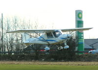G-CDMS @ EGHP - JUST GETTING AIRBOURNE FROM RWY 26 - by BIKE PILOT