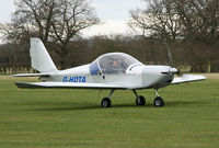 G-HOTA @ EGKH - Welcome lightweight visitor - by Martin Browne