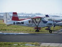 G-GNJW @ EGSF - Ikarus C42 at Conington - by Simon Palmer