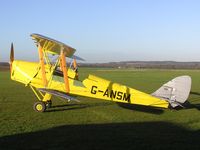 G-ANSM @ EGSP - Tiger Moth based at Sibson - by Simon Palmer