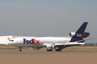 N384FE @ AFW - Fedex turning off the runway at Alliance Fort Worth
