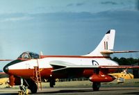 XF383 @ EGQL - Another Hunter F.6 of 4 Flying Training School displayed at the 1973 Leuchars Airshow. - by Peter Nicholson