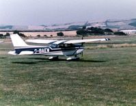 G-BAEW @ EGHN - Cessna F172M G-BAEW visiting Sandown 14.8.83 - by GeoffW