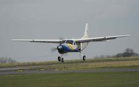 G-UKPS @ EGSV - Touching down after releasing more sky divers - by keith sowter
