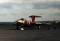 XH897 @ EGQL - Javelin FAW.9 from Boscombe Down on display at the 1973 Leuchars Airshow. - by Peter Nicholson