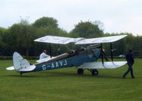 G-AAVJ @ EGHP - VICTOR JULIET BEING GUIDED TO IT'S PARKING SLOT - by BIKE PILOT