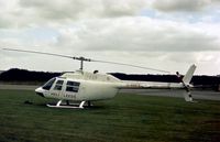 G-BBFE @ BINBROOK - This JetRanger operated at the 1978 RAF Binbrook Airshow. - by Peter Nicholson