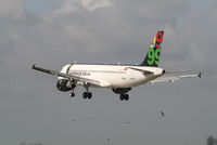TS-INA @ EBBR - several seconds before landing on rwy 25L - by Daniel Vanderauwera