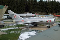 413 - at Hermeskeil Museum, Germany MiG-17F - by Volker Hilpert