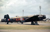 PA474 @ EGXC - The Battle of Britain Memorial Flight Lancaster performed at the 1979 Coningsby Airshow. - by Peter Nicholson