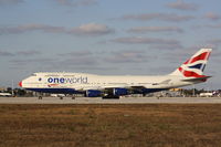 G-CIVC @ KMIA - Boeing 747-400 - by Mark Pasqualino