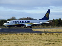EI-DYW @ EGPH - RYR B737-8AS Rolls off Edinburgh airport's runway 24 - by Mike stanners