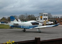 G-GDER @ EGTF - TAXYING PAST THE CAFE - by BIKE PILOT