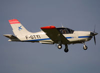 F-GTYI @ LFBR - Landing rwy 12 - by Shunn311