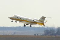 N777MC @ CID - Departing runway 13 - by Glenn E. Chatfield