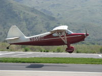 N8550K @ SZP - 1947 Stinson 108-1 VOYAGER, Franklin 6A4-165-B3 165 Hp, takeoff climb Rwy 22 - by Doug Robertson
