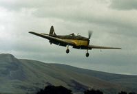 R1914 - Miles Magister R1914 landing at the 1978 Strathallan Open Day. - by Peter Nicholson