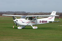 G-BEWR @ EGCB - Cessna F172N - by Terry Fletcher