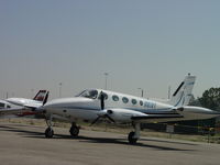 N81RY @ POC - Parked and waiting at Howard Aviation - by Helicopterfriend
