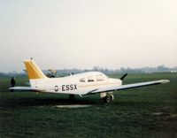 G-ESSX @ EGSG - Piper PA-28 Cherokee Warrior 161 G-ESSX at Stapleford 23.1.83. Formerly G-BHYY - by GeoffW