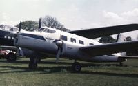 G-APXX @ SEN - This Drover 2 - rare aircraft in the UK - arrived from Australia in 1961, but was not converted for use in the UK. Displayed at the Historic Aircraft Museum at Southend Airport in 1974. - by Peter Nicholson