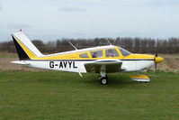 G-AVYL @ EGNU - Piper PA-28-180 at Full Sutton - by Terry Fletcher