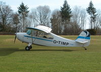 G-TIMP @ EGHP - NICE LOOKING AERONCA TAXYING PAST THE CLUBHOUSE - by BIKE PILOT