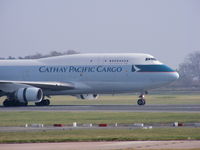B-KAI @ EGCC - Cathay Pacific Cargo - by Chris Hall