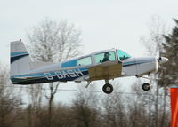 G-BASH @ EGHP - DEPARTING RWY 26, THIS AA5 MADE A NUMBER OF FLIGHTS DURING THE DAY - by BIKE PILOT