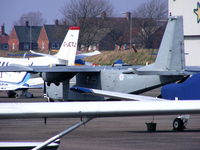 ZH536 @ EGGP - RAF Islander from RAF Northolt hiding among the GA at Liverpool Airport - by Chris Hall