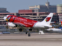 N837AW @ KLAS - US Airways - 'Arizona Cardinals' / 2005 Airbus A319-132 - by Brad Campbell