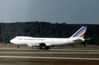 F-BPVR @ IAH - Air France Cargo flight departing Houston International in October 1978. - by Peter Nicholson