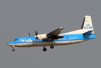 PH-LXT @ EGLL - KLM Cityhopper Fokker 50 at Heathrow - the only scheduled , non jet aircraft into Heathrow these days - by Terry Fletcher